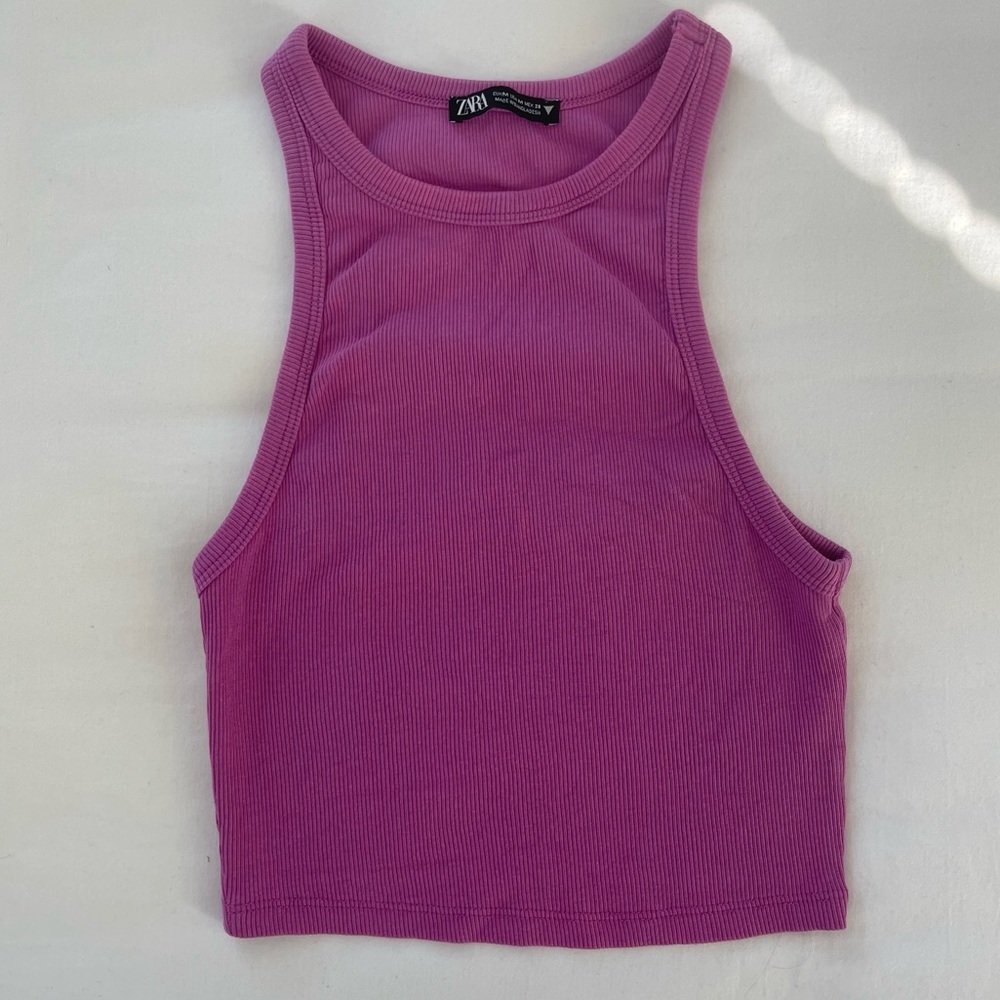 Zara Pink Crop Top